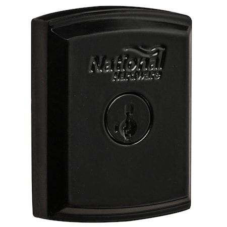 National Hardware National Hardware SmartKey 3.35 in. L Black Gate Lock N109-080
